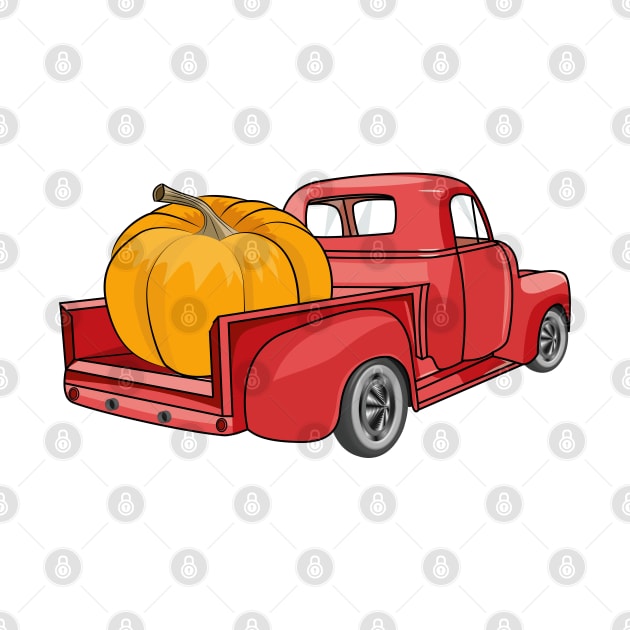 Pumpkin Truck by Designoholic