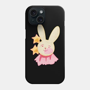 Oshi no Ko Ai Hoshino Textured Cute Bunny Star Ribbon Design Phone Case