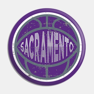 Sacramento Basketball 2 Pin