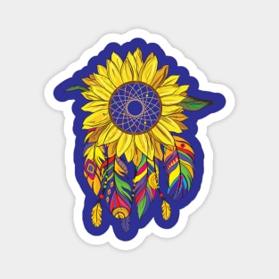 Sunflower Dreamcatcher Magnet