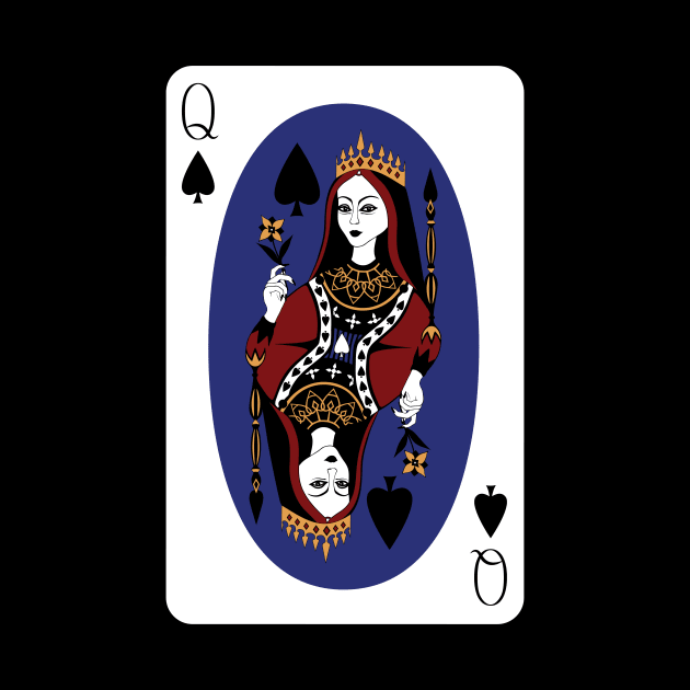 Queen of Spades Illustration by ioabann