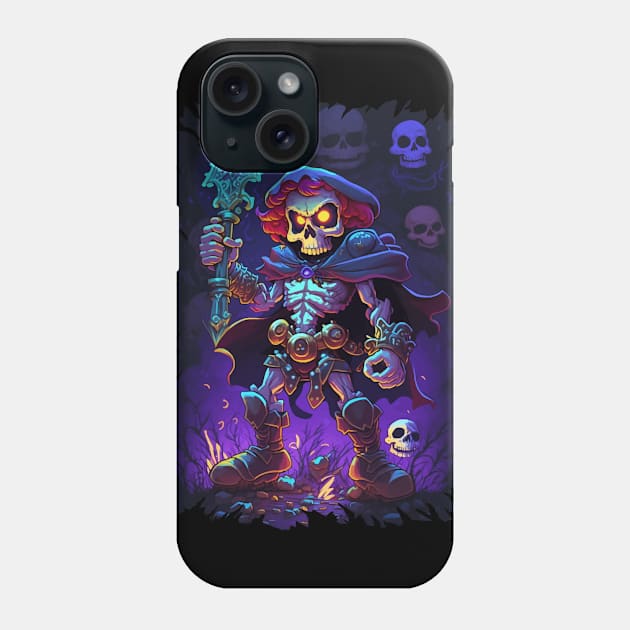 The Deadmaster Skeletoon Phone Case by Spaksu