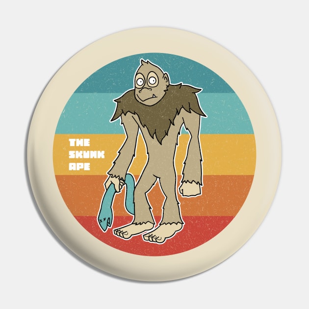 The Skunk Ape Pin by sbsiceland