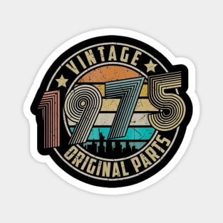 Vintage 1975 Original Parts 45th Birthday Gifts Magnet