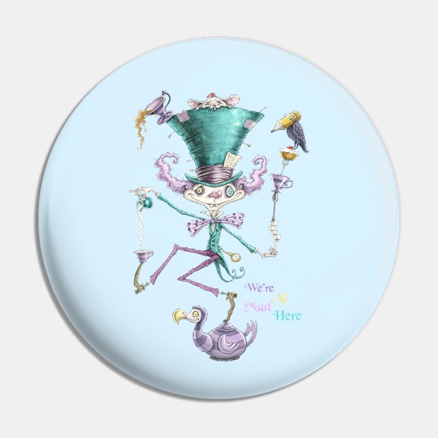 Tea Time Madness Pin by PickledCircus