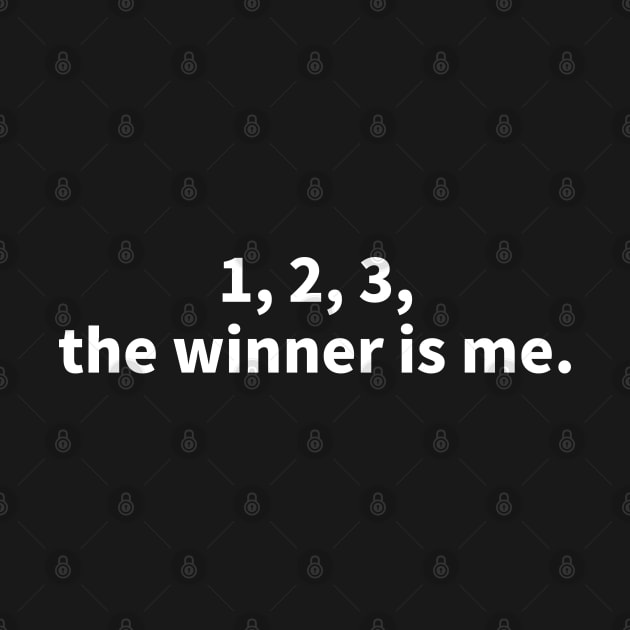 1, 2, 3, the winner is me by Marina_Povkhanych_Art