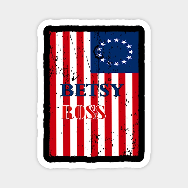 Betsy Ross Magnet by kauhidup