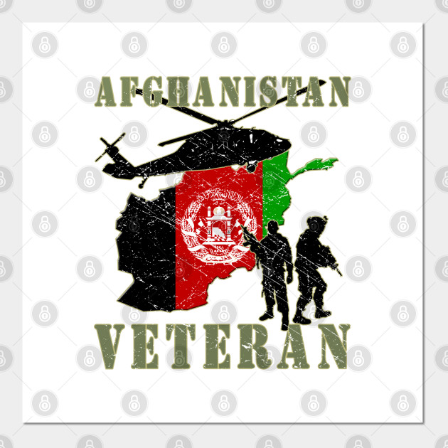 Afghanistan Veteran Veteran Poster E Stampa Artistica Teepublic It