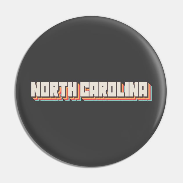 North Carolina Pin by n23tees