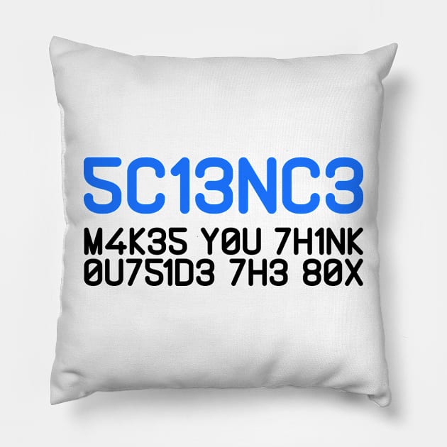 Think outisde the box Pillow by TeeH4wkDesign