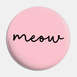 Cat meow Pin