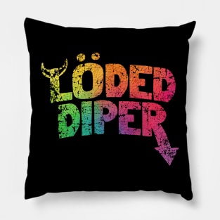 COLORFULL VINTAGE LODED DIPER Pillow