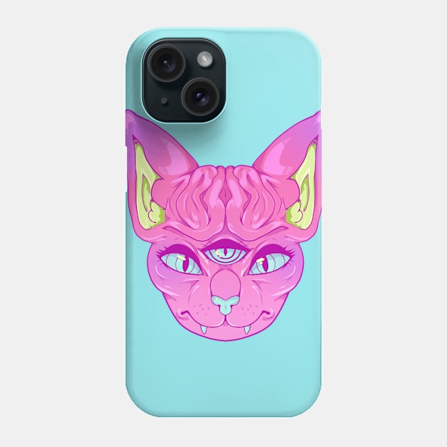 All Seeing Sphynx: A Phone Case by Cosmic_Kitten