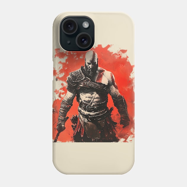 kratos Phone Case by weirdesigns