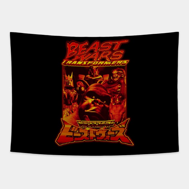 Beast Wars, Classic 90's TV (Version1) Tapestry by The Dark Vestiary