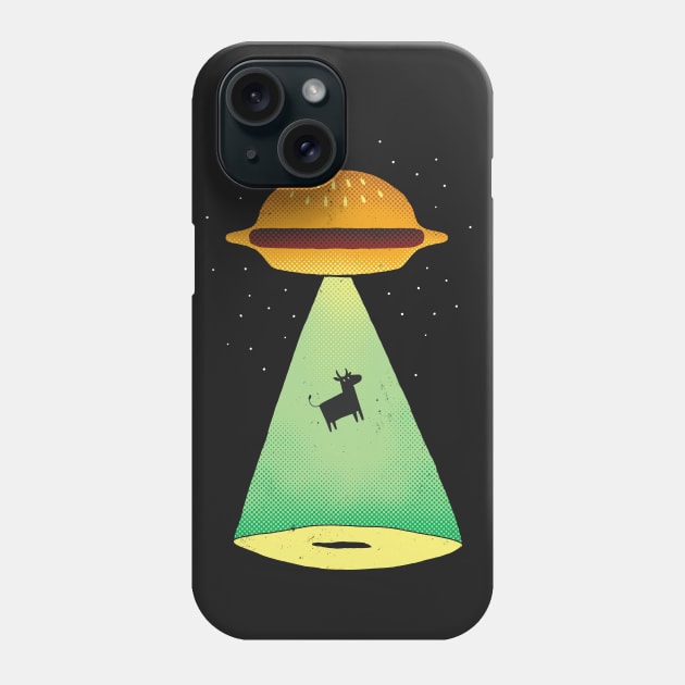 Burger Abduction Phone Case by DinoMike