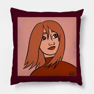 Comic girl Pillow