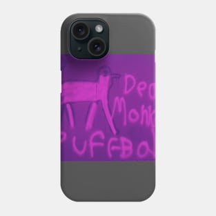 Death Monkey Puffball Purple Phone Case