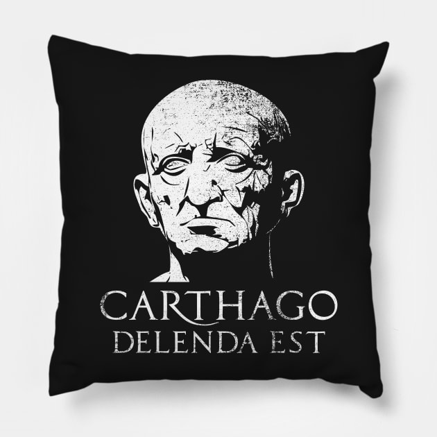 Carthago Delenda Est Pillow by zeno27