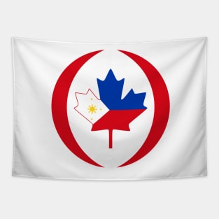 Filipino Canadian Multinational Patriot Flag Tapestry