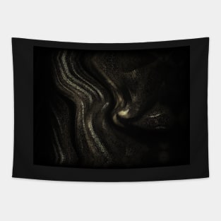 Flowing Dark Art Composition Tapestry