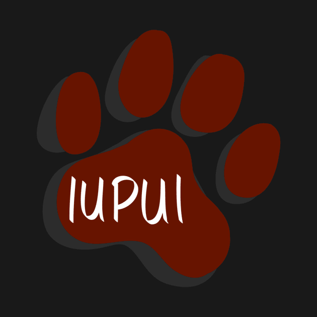 IUPUI Jaguars Paw Print by turbo-swift