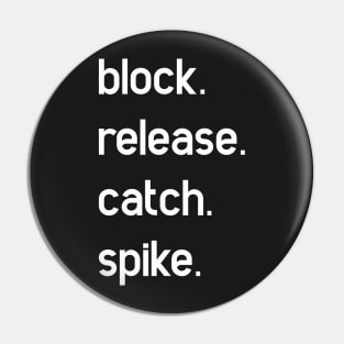 block release catch spike Pin