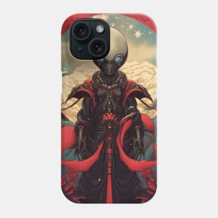 Samurai alien Phone Case