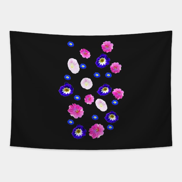 morning glory, iridescence Tapestry by Hujer