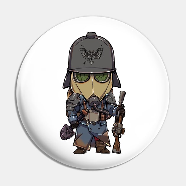Death Korps of Prussia - Soldier in Gas Mask inspired by DKOK Pin by Holymayo Tee