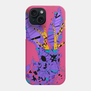 Purple Jackalope (magenta) Phone Case