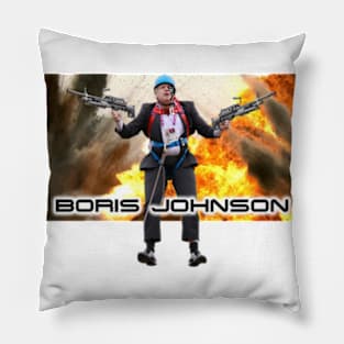 Boris Johnson - Here To Save The Day. Pillow