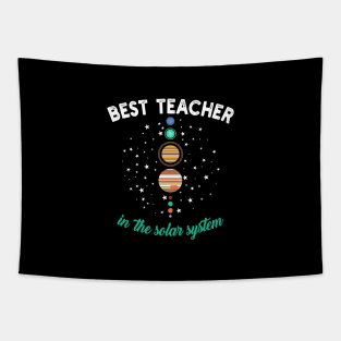 Best Teacher in the Solar System Tapestry