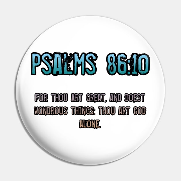 Psalms 86:10 Pin by Yachaad Yasharahla