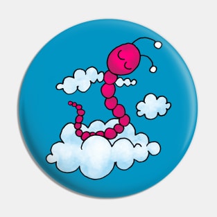 worm on cloud Pin