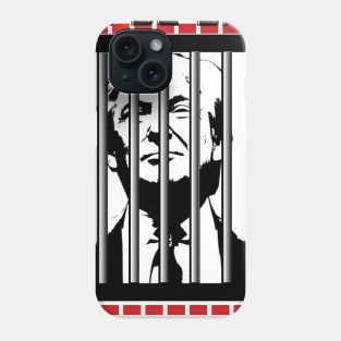 Classic Trump 'I'll Be Back' Jail Wall Art - A Statement on Freedom and Resilience Phone Case