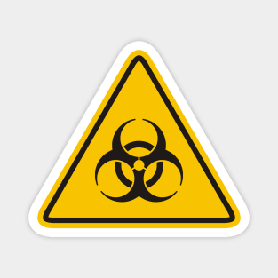 Biohazard Warning Sign Magnet