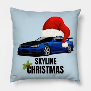 Skyline Christmas { Skyline GTR R34 } Pillow