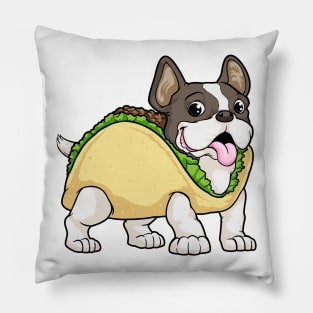 Dog with Taco with Lettuce and Minced meat Pillow