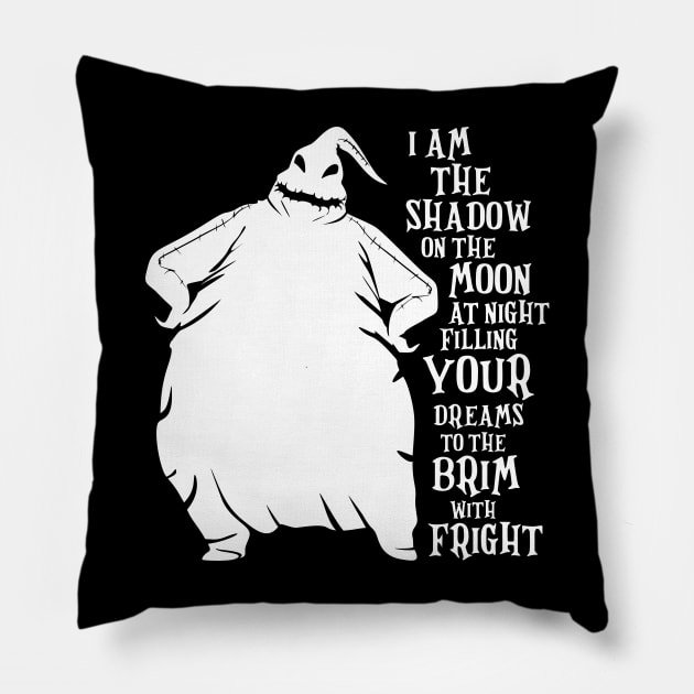 I am the shadow on the moon at night, Oogie Boogie Pillow by SisterSVG