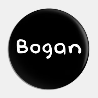 Handwritten Bogan Pin