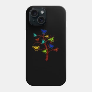 Butterflies having a party in nature. Phone Case