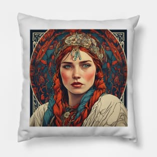 Nordic Woman Pillow