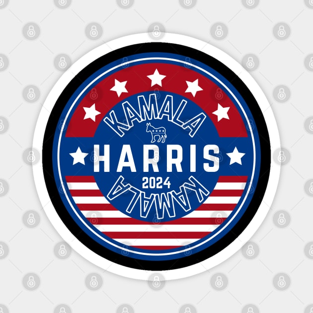 Kamala Harris 2024 Magnet by The WYLD Tribe