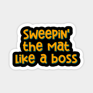 Sweepin' the Mat Magnet