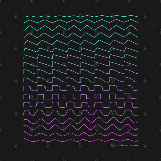 Synthesizer Waveform by Mewzeek_T