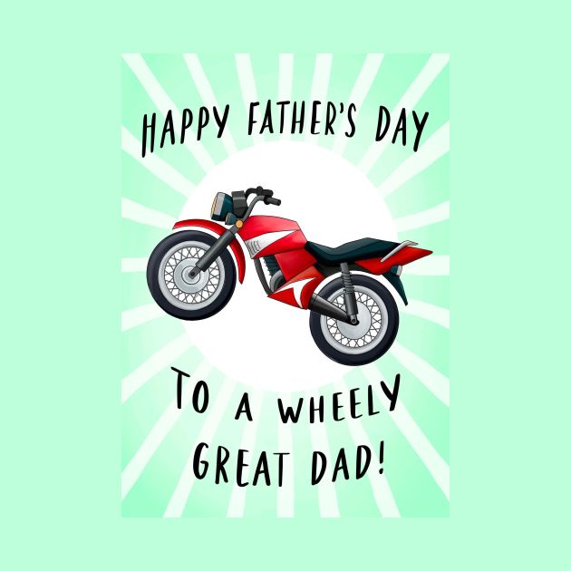 WHEELY GREAT DAD by Poppy and Mabel