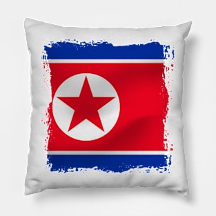 North Korea artwork Pillow