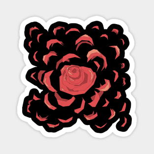Thank you for the roses pattern Magnet