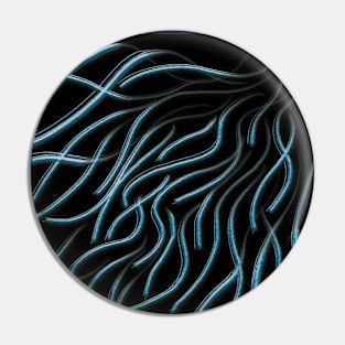 Blue Release Abstract Pin